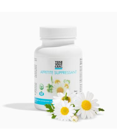 Yes You Can! Appetite Support for Body Weight Management - Healthy Relationship with Food - Includes Natural Ingredients: 5-HTP Lemon Balm Chamomile Extract - 30 Capsules 1 Pack Lemon 30 Count (Pack of 1)