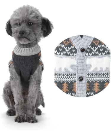 ABRRLO Christmas Dog Sweater - Warm & Cozy Polar Bear Design for Small & Medium Dogs (XS) - Buy Online on GoSupps.com