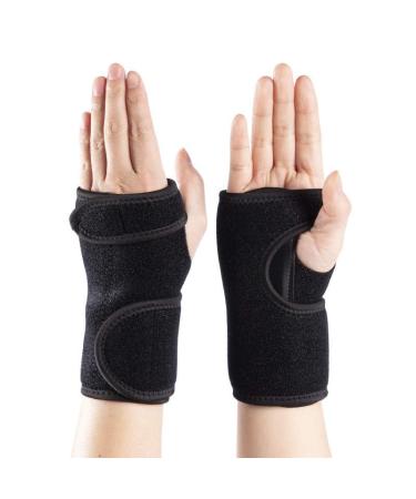 Compression Wrist Support Brace for Men & Women | Adjustable Wrist Support Wraps | Wrist Band Support Sleeve | Carpal Tunnel Brace for Pain Relief Tendonitis Arthritis Gym Sports (Pink Left) Left Pink - Buy Online on GoSupps.com