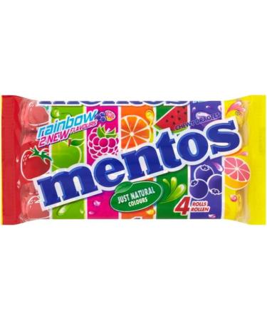 Mentos Rainbow 37.5g Delicious Tasty And Twisty Treat Gift Hamper Christmas Birthday Easter Gift (28) - Buy Online on GoSupps.com
