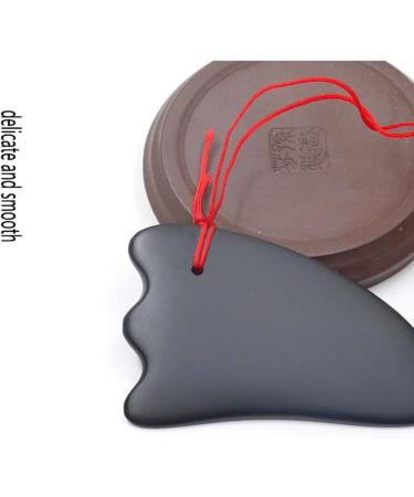 Triangle Wave Scraper | Bian Stone Gua Sha Massage Tool for Anti-Aging | Shoulder & Neck Therapy | Achieve Silky Smooth Skin - Buy Online on GoSupps.com