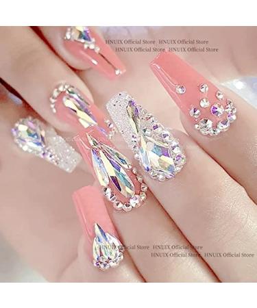1848 Piece Glitter Stones Set - Self-Adhesive Multi-Size Nail Art & DIY Jewelry Craft - Buy Online on GoSupps.com