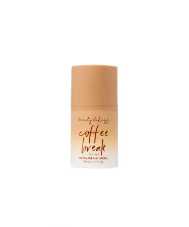 Beauty Bakerie Coffee Break AHA + BHA Exfoliating Facial Skin Care that Refreshes and Restores For Healthy Glowing Skin 1.7oz