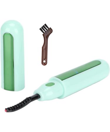 Verdant Touch Heating Eyelash Curler USB Rechargeable Electric Eyelash Curler Long-Lasting Curling Tool with Heating Green - Buy Online on GoSupps.com
