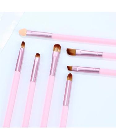 Allayu 7 Pieces/Set Woman Girl Portable Makeup Brush with Handle Powder Beauty Make Up Brushes Eyebrow Tool Professional - Buy Online on GoSupps.com