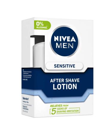 Nivea For Men Sensitive After Shave Lotion - 100 ML | Soothing Relief for Sensitive Skin - Shop Internationally - Buy Online on GoSupps.com