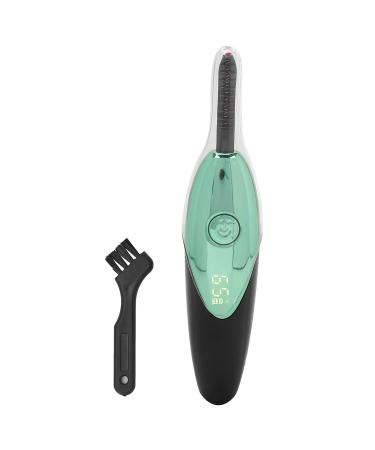 Verdant Touch Heated Eyelash Curler Electric Heated Eyelash Curler with USB Cable and Cleaning Brush Portable Rechargeable Eyelash Curler for Natural Eyelashes