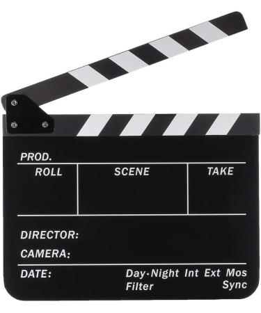 Movie Directors Clapperboard Set with Magnetic Eraser and Pens - Black - Buy Online on GoSupps.com