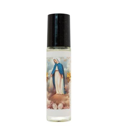 Catholic Anointing Oil | Oils for Private Daily Prayer Christian Blessings and Ceremonies | 10 ml Bottle | Filled in The USA | Spiritual Comfort (Miraculous Medal)
