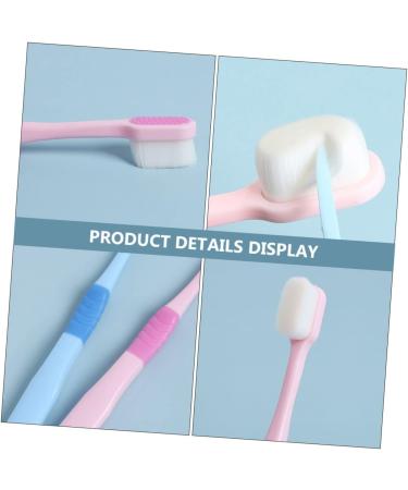 Minkissy Soft Toothbrush Set for Adults | Travel Toothbrush with Clasp Rings | Gum Care & Oral Hygiene for Pregnant Women - Buy Online on GoSupps.com