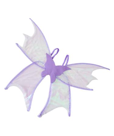 Housoutil Fairy Wings Dress for Girl Sheer Shawl Butterfly Wings Cape Wing for Costume Child Cosplay Apparel
