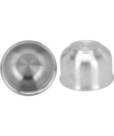 GFRGFH Men's Stainless Steel Shaving Soap Bowl | Professional Portable Barber Mug for Home & Shop Use - Buy Online on GoSupps.com