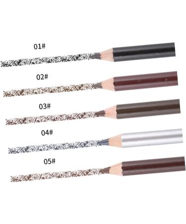 OHPHCALL 2pcs Makeup Eyebrow Pencils Double Head Eyebrow Leopard Eyeliner Pencil Eyebrow Pencil Black 1 count (Pack of 1) Brown - Buy Online on GoSupps.com