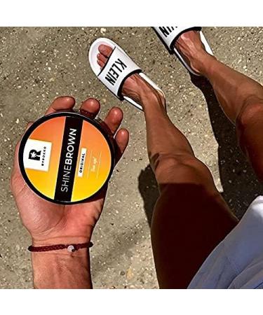  Shine Brown Byrokko Shine Brown Premium tanning accelerator cream 190 ml for sunbathing or outdoor use and aloe vera soothing after-sun moisturizing gel 200 ml Natural ingredients. - Buy Online on GoSupps.com