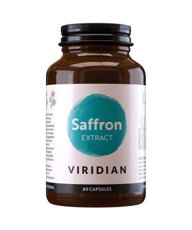 Viridian Saffron Extract 30mg with Marigold - 60 Vegicaps