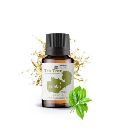 Tea Tree Oil - Direct from Arulussa Farms in Zambia - 100% Pure Therapeutic Grade - Bulk Essential Oils (15ml) Tea Tree 0.5 Fl Oz (Pack of 1)