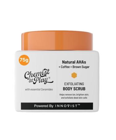 Chemist.at.Play Exfoliating Body Scrub For Removing Tan & Dead Skin Cells | Rough & Bumpy Skin Tanned & Pigmented Skin |75g