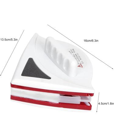 Magnetic Window Cleaner Double-Sided Glass Surface Wiper Window Cleaning Brush Cleaning Tool for Highrise Glasses Cleaning(Red) - Buy Online on GoSupps.com