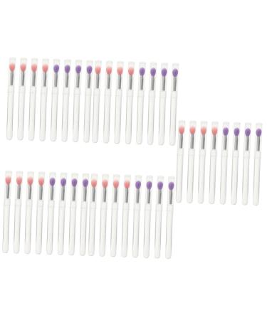 Balacoo 40 Pcs Silicone Lip Brush Silicone Lipstick Brush Lip Balm Applicator Silicone Eye Mermaid Party Decorations Silicone Lip Exfoliator Lip Brush with Lid Applicator Brush Pp Bulk