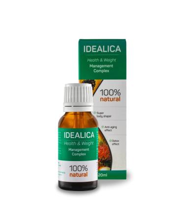 Idealica - 100% natural drops for weight loss |Appetite suppressant and metabolism |Weight control |Vitamin B1 vitamin B12 vitamin C |Natural & tested ingredients |Vegan