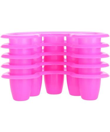 Nail Gel Removal Bowls Five Holes Soak Off Finger Bowl Dishes 5 Pieces Art Polishing Remover Manicure Spa Tool Nail Art Kit - Buy Online on GoSupps.com