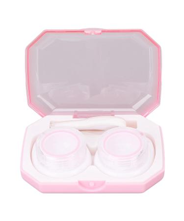 Sonew Pink Contact Lens Case - Cute Portable & Durable ABS Container for Safe Storage - Buy Online on GoSupps.com