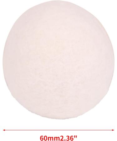Reusable Wool Dryer Balls for Saves Drying Time White w/Storage Bag Pack of 6 - Buy Online on GoSupps.com