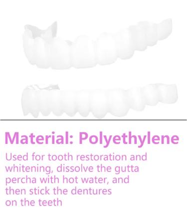 Dentures Teeth Temporary Braces Set with Holder - Imitation Fake Teeth for Whitening Upper & Lower Teeth - Buy Online on GoSupps.com
