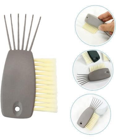FOMIYES Ensemble De 3 Outils De Nettoyage De Brosse Cheveux Ergonomiques 2 En 1 Pour Enlever Les Poils Mouill s 11.50X6.50X1.00CMx3pcs gris clairx3pcs - Buy Online on GoSupps.com