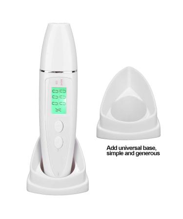 Precision Skin Analyzer - Digital LCD Facial Water & Oil Tester for Home & Salon | Portable Skin Sensor in White - Buy Online on GoSupps.com