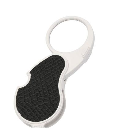 Portable Key Chain 10 Times Reading Magnifying Glass Mini Folding Handheld 5 Times High-Definition Magnifying Glass with LED Lights Magnifiers