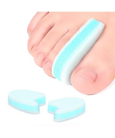 Toe Separator Cushions  8 PCS Soft Breathable Foam Toe Spacer Pads  3 Layers Toe Protector Sponge Pads Toe Stretcher for Align Overlapping Toes Crooked Hammer Toe  Reduce Friction & Foot Pain Relief