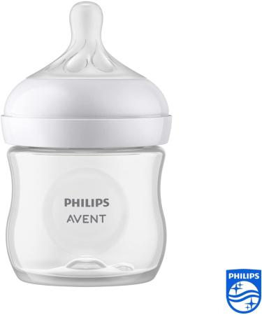Philips Avent Natural Response Baby Bottle - 125ml | BPA Free | Newborns and Up | 0+ Months | Model SCY900/01 - Buy Online on GoSupps.com