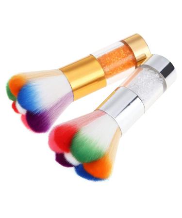 Gold Glitter Manicure Brush | Nail Care DIY Tool & Powder Remover | Salon-Quality Nail Art Brush - Buy Online on GoSupps.com
