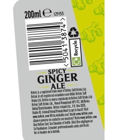  Britvic Britvic Ginger Ale 24 x 200 ml - Buy Online on GoSupps.com