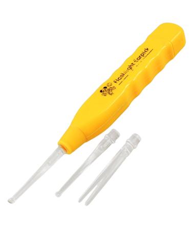 Qtqgoitem Plastic Makeup Curette Earwax Remover Cerumen Cleaner Flashlight Earpick 5 in 1 (Model: 99e 91c 03d dd7 9da)