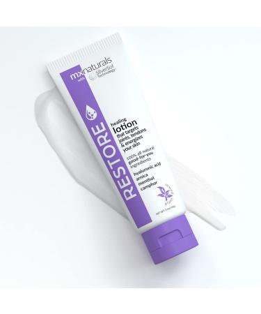 Maximum Strength Joint & Tendon Pain Cream | Feel Fast-Acting Relief for Pain in Hands Neck Shoulders & Knees | MX Naturals Restore 3.4oz Lotion