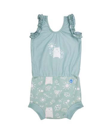 Splash About Happy Nappy Costume with Reusable Swim Nappy Sunny Bear 0-4 Months