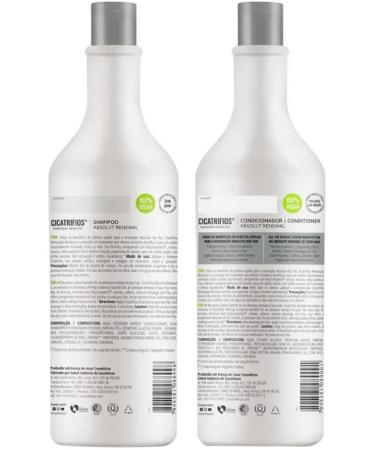 Inoar Kit shampoo and conditioner CicatriFios Plastica Capilar 1L Inoar - Buy Online on GoSupps.com