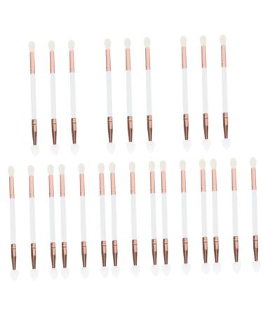 Balacoo 24 Pcs Eye Shadow Brush Heart-shaped Sponge Head Travel