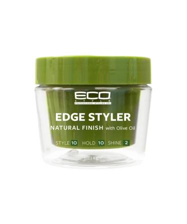Ecoco Eco Styler Natural Finish Pomade with Olive Oil Edge Styler Strong Hold 3 oz
