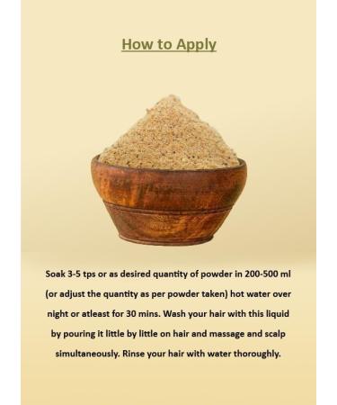 Herbals Natural Hair Wash Powder | Organic Shampoo with Amla Reetha Shikakai & Methi | Hair Growth Reduce Hair Fall & Dandruff for Men & Women (100g - Buy Online on GoSupps.com