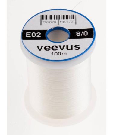 Hareline 6/0 Veevus Fly Tying Thread - Assorted Colors White 16/0