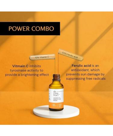Austico Vitamin C Face Serum For Glowing Skin | Beginner Friendly Vit C Serum With Pure 3-O-Ethyl Ascorbic Acid & Ferulic Acid | Highly Effective Yet Gentle (Non Irritating) - 30 Ml - Buy Online on GoSupps.com
