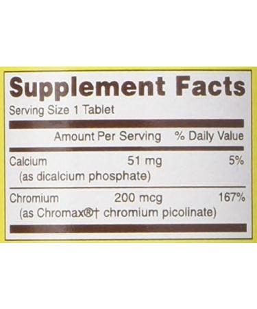 Mason Vitamins Chromium Picolinate Tablets 60 ct - Promotes Healthy Blood Sugar Levels - Buy Online on GoSupps.com