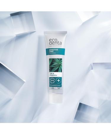  ECODENTA ECODENTA CBD Probiotic Toothpaste Fights Plaque and Tartar Toothpaste for Sensitive Teeth 100ml - Buy Online on GoSupps.com