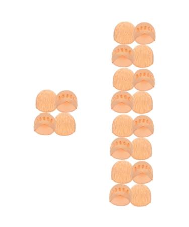 Gatuida 10 Pairs High Heels Forefoot Pad Supple Half Palm Socks Forefoot Pad Non Slip Metatarsal Pads Women Ball of Foot Cushions for Women Half Socks Invisible Girl Child Women's Products