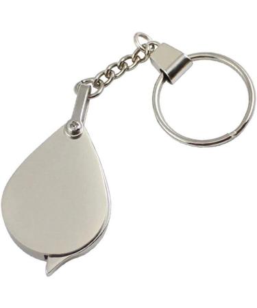 Magnifying Portable 8X 30mm Folding Key Ring Magnifier with Key Chain Daily Hand Magnifying Glasses Glass Tool for Stamps/Postcards/Coins (Color : 8X 30mm Magnifier) Made in China - Buy Online on GoSupps.com