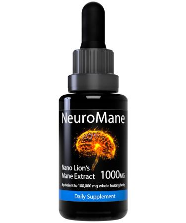 Lions Mane Supplement by NeuroMane The 1st Nano Lion's Mane Extract in the World!