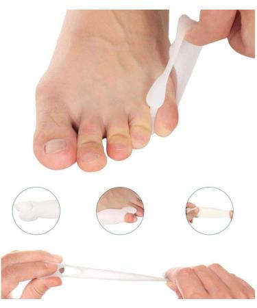 Pedimend Silicone Gel Little Toe Bunion Cushion (1 Pair) - Tailor's Bunion Pad - Pinkie Toe Sleeve - Foot Care Separator for Men and Women - Buy Online on GoSupps.com
